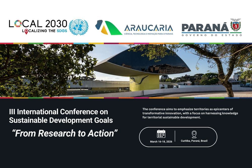 Curitiba será sede do III Fórum Internacional dos Objetivos de Desenvolvimento Sustentável