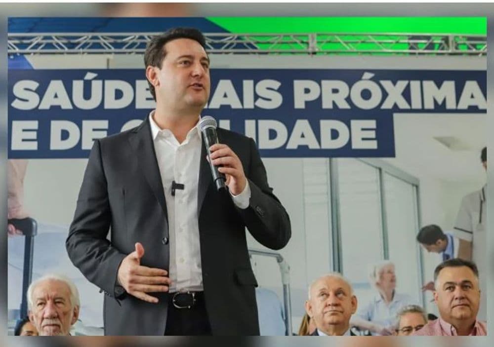 Pesquisa mostra que Ratinho Junior é aprovado por 85% dos paranaenses e está à frente em cenário para o Senado