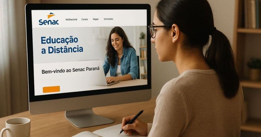 Senac Paraná abre 3.500 vagas gratuitas para cursos EAD com início em novembro