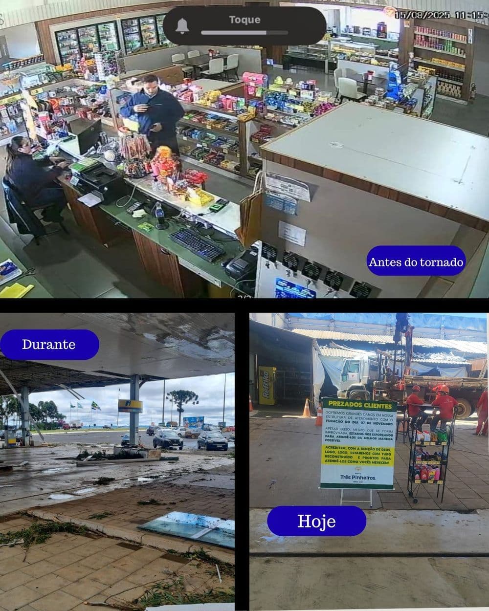 Empresários pedem socorro após tornado devastar região: urgência agora é econômica. “Estamos lutando, mas está difícil retomar"