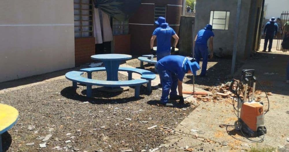 Paraná coloca presos para reconstruir escolas e Apae de Rio Bonito do Iguaçu