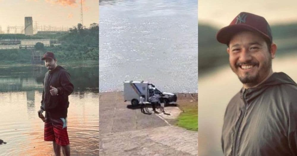 Homem se afoga no Rio Paraná e deixa 4 filhos órfãos em Foz do Iguaçu